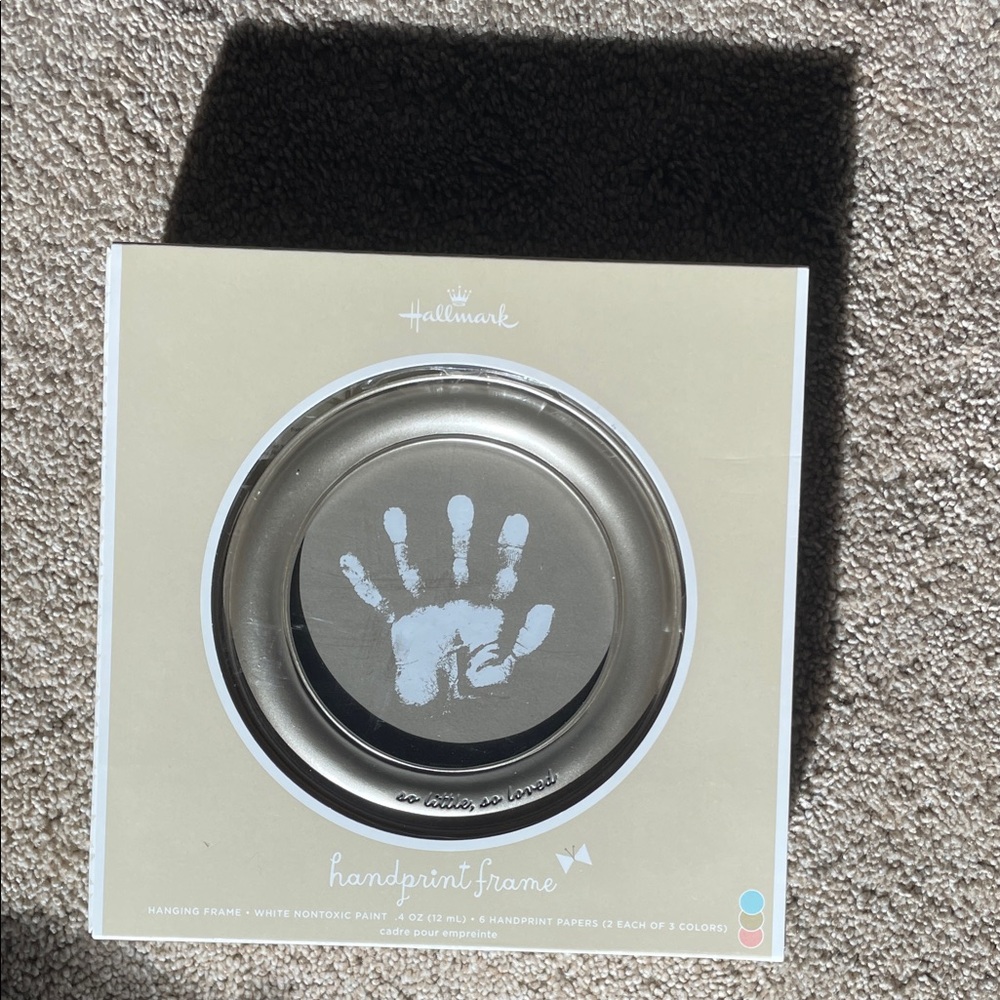 Hallmark Silver Handprint Keepsake Frame